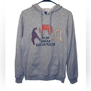 Hocus pocus disney Halloween juniors sweatshirt grey size xs